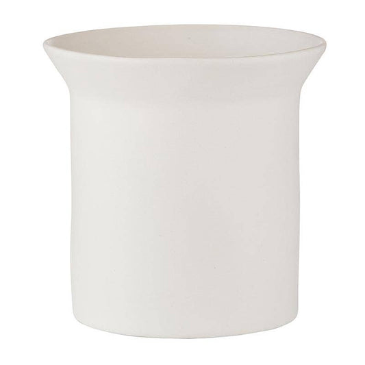 White Ceramic Pot Lg