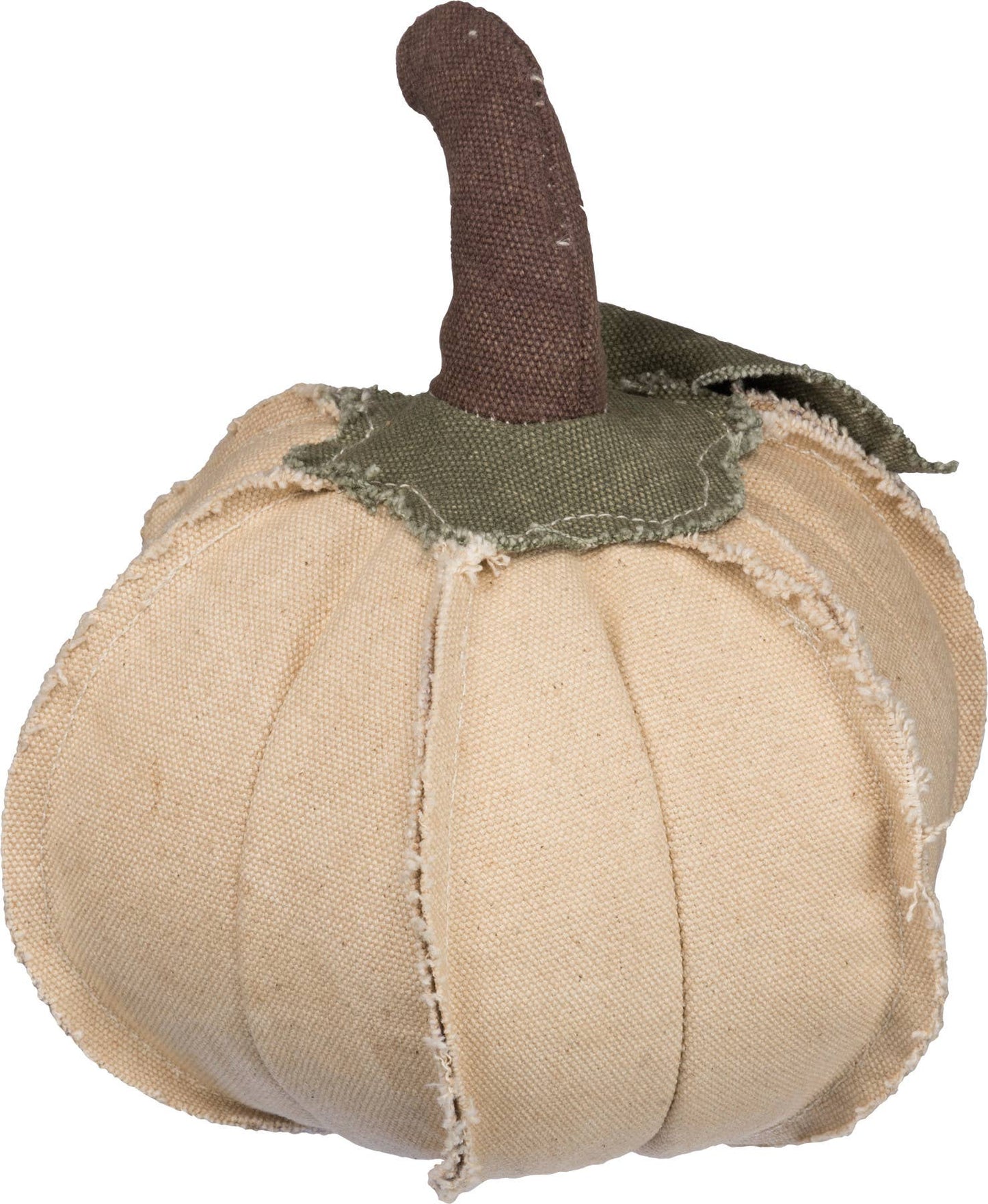 Cream Fabric Small Pumpkin