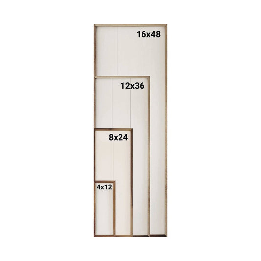 Personalized Zip City State Vertical White