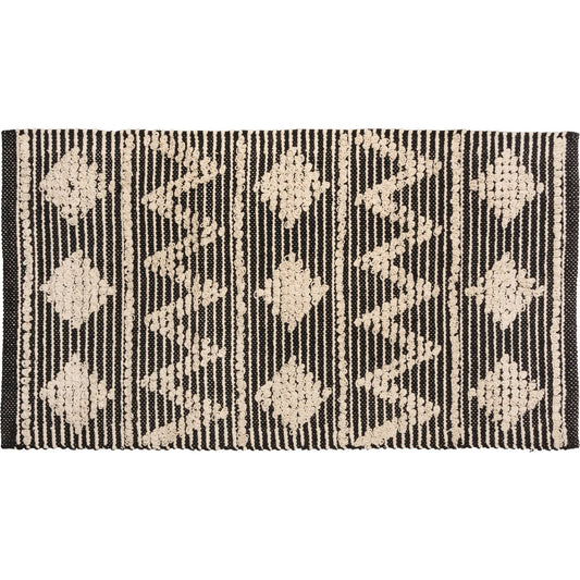 Black Diamonds Rug