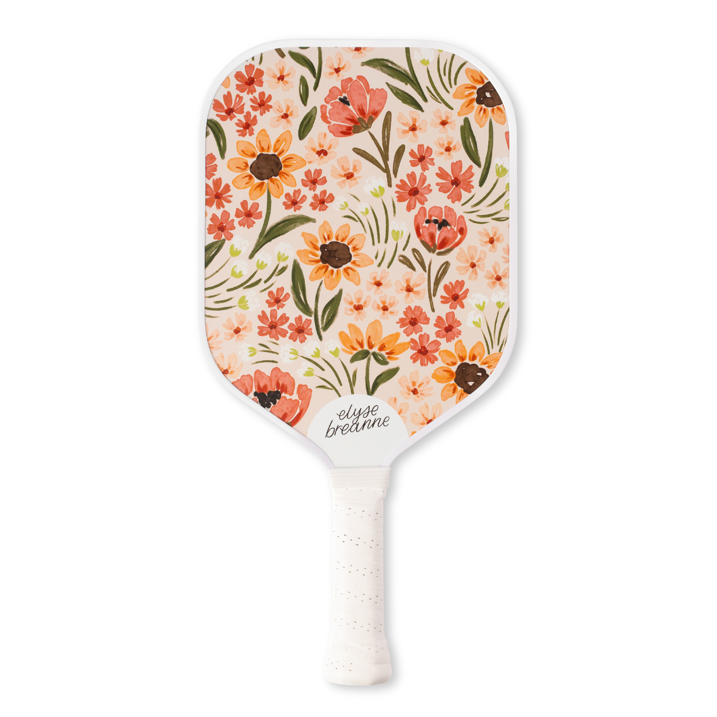 Sunny Poppies Pickleball Paddle