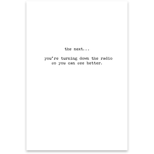 One Minute Greeting Card
