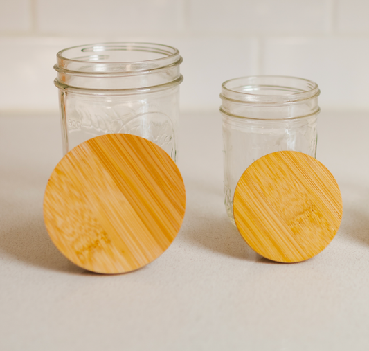 Bamboo Mason Jar Lids | Summer Bestseller
