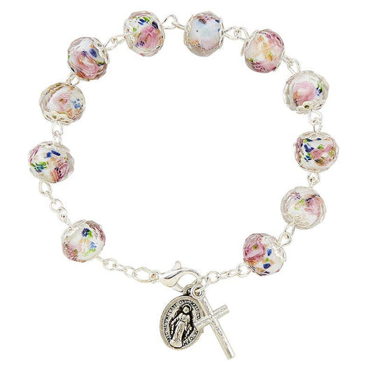 Murano White Bracelet