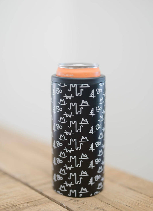 Hard Cooling Can in Black Brand