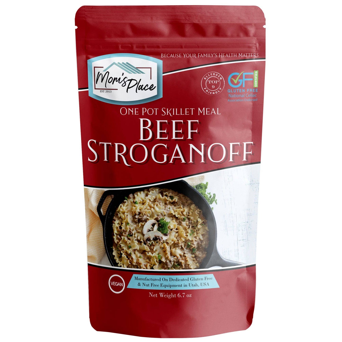 Gluten-Free Beef Stroganoff Skillet Meal