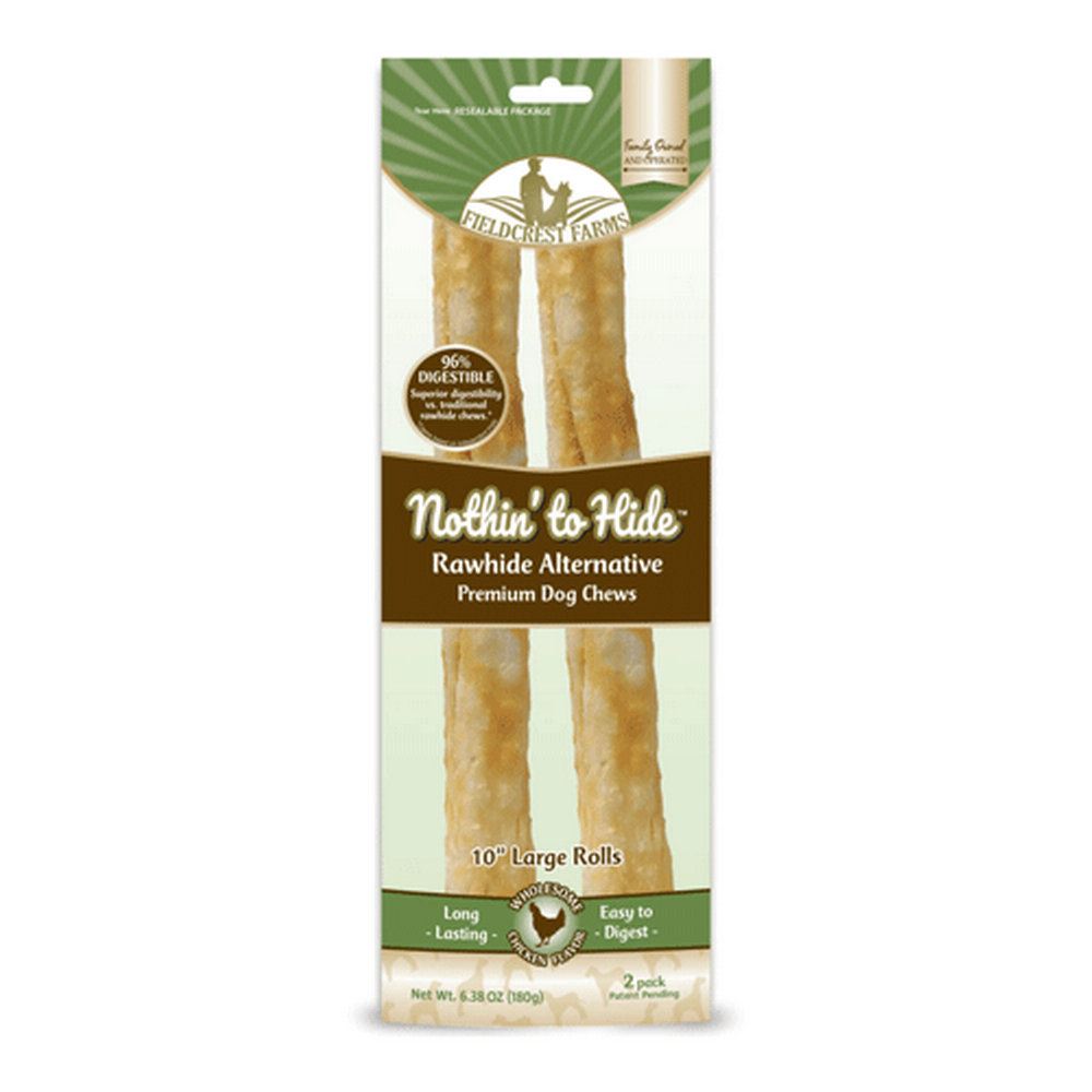 Fieldcrest Farms Nothin' To Hide Large 10" Roll Chicken 2pk