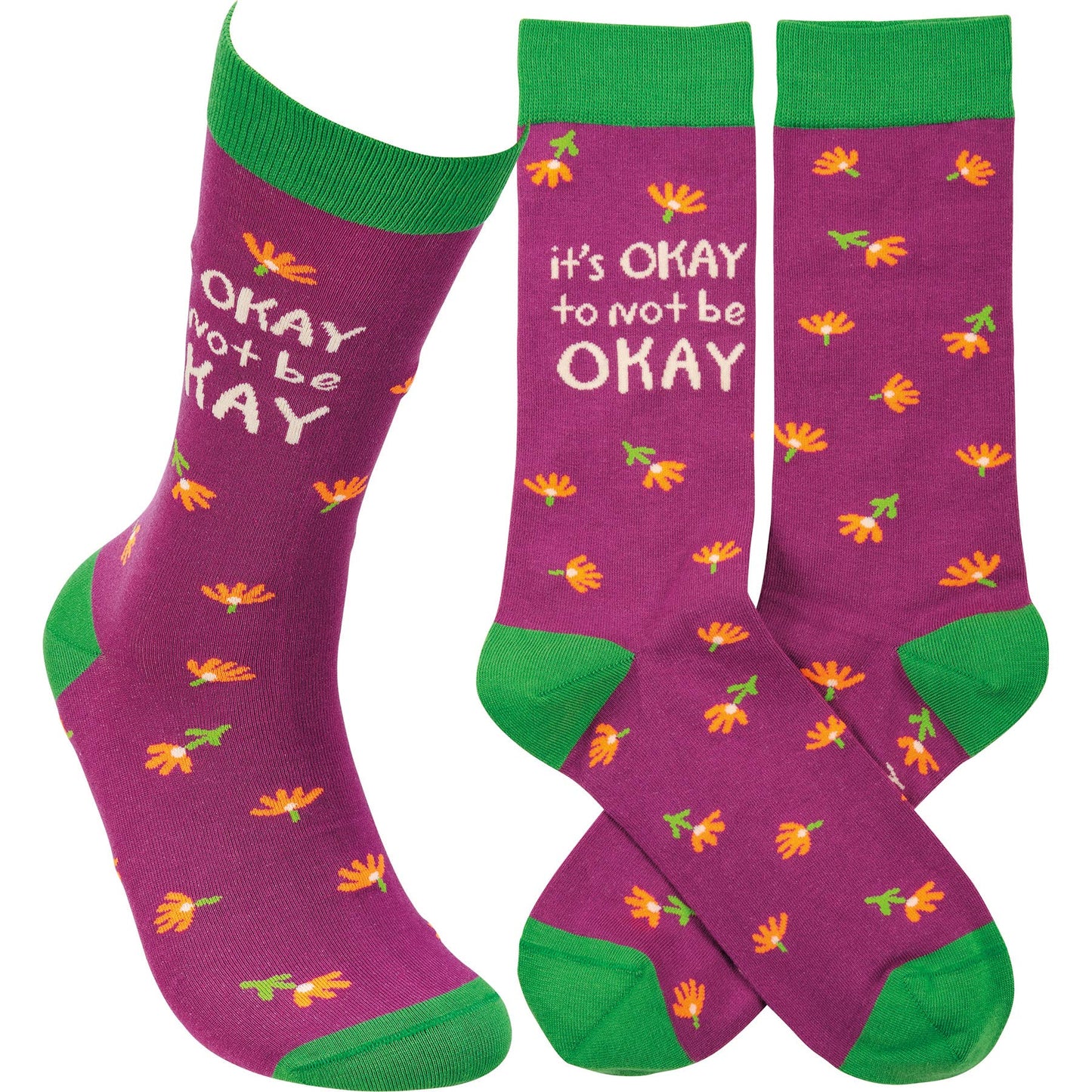 It's Okay To Not Be Okay Socks