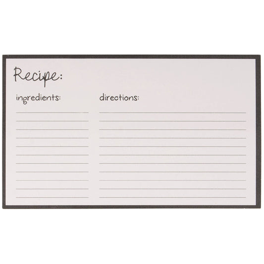 Baking Recipe Cards