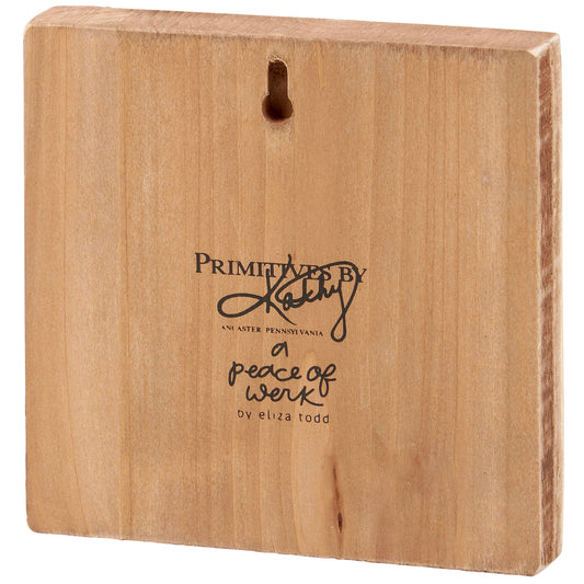 Nourish Your Soul Block Sign