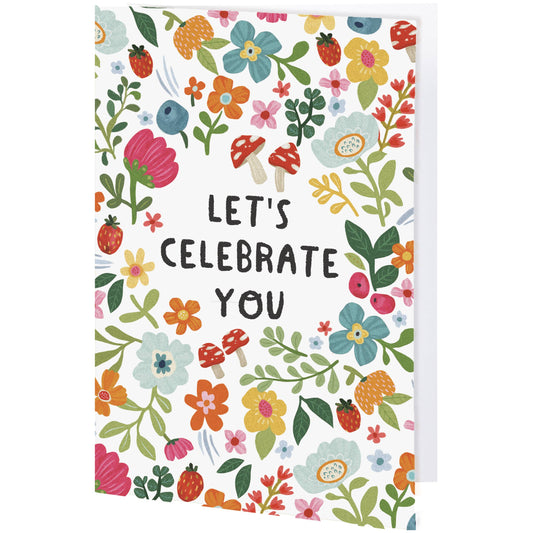 Colorful Celebrate You Greeting Card