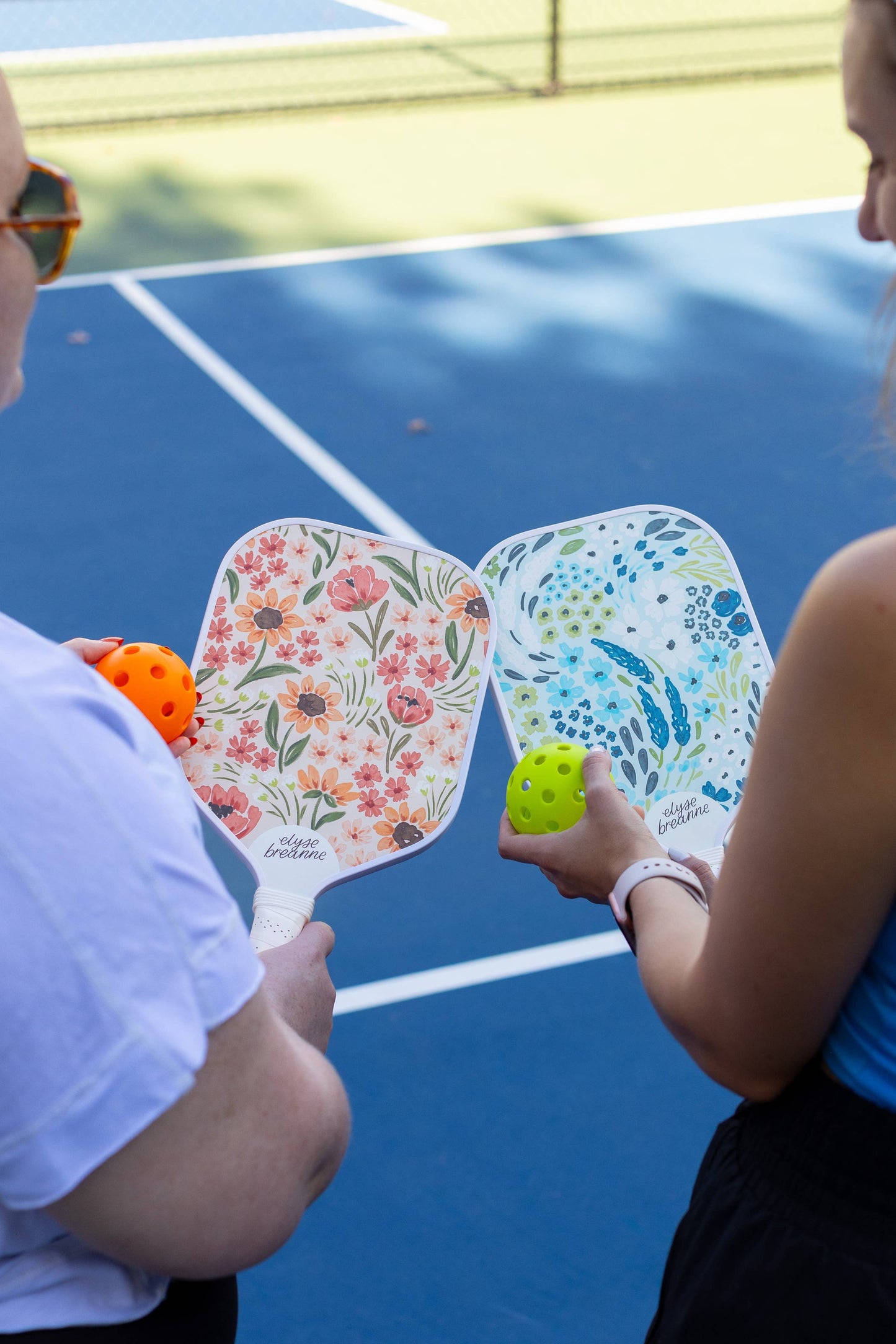 Sunny Poppies Pickleball Paddle