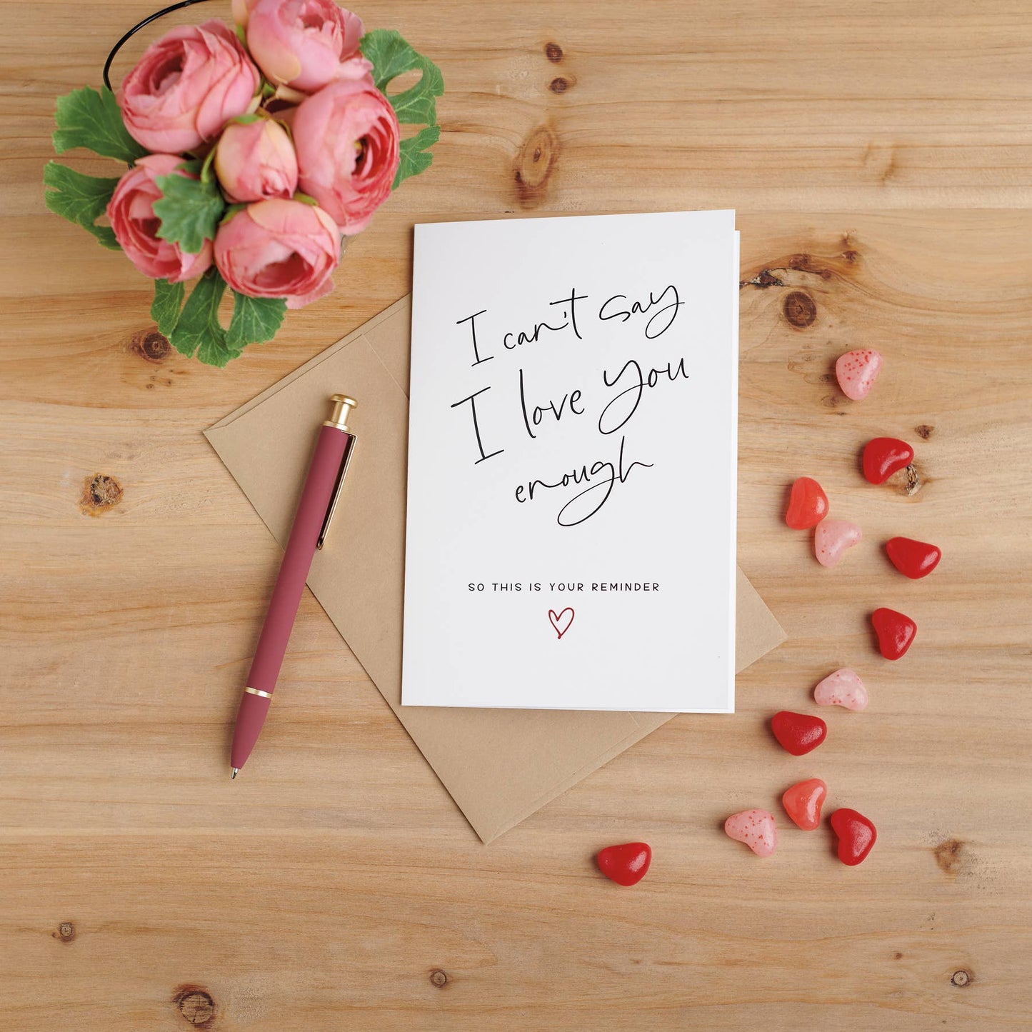 I Love You Greeting Card