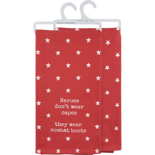 Heroes Don't Wear Capes Kitchen Towel