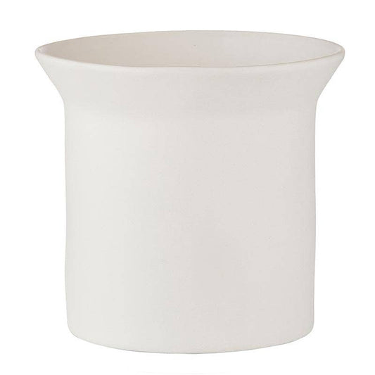 White Ceramic Pot Sm