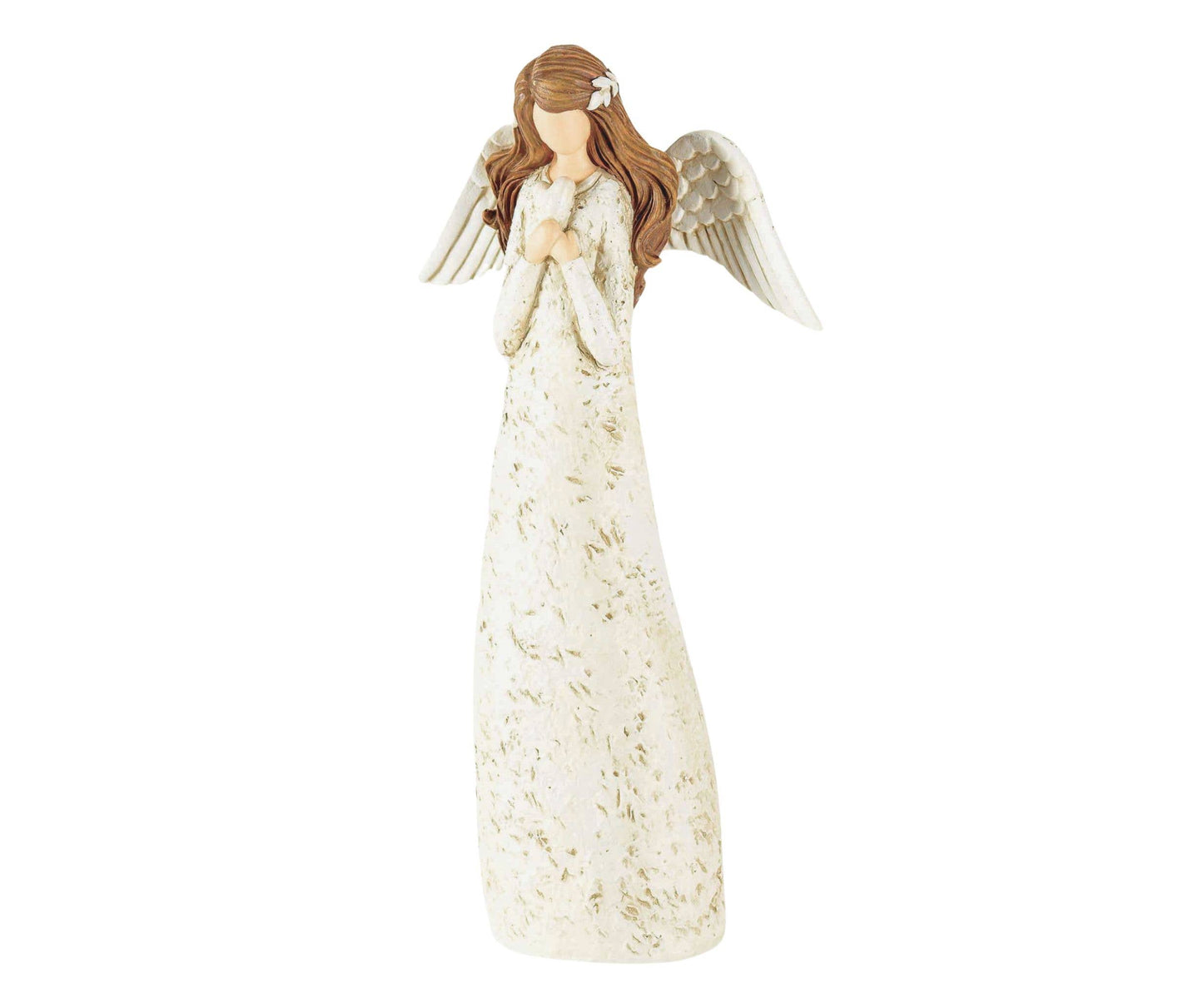 Angel With Heart Rsn 8"H