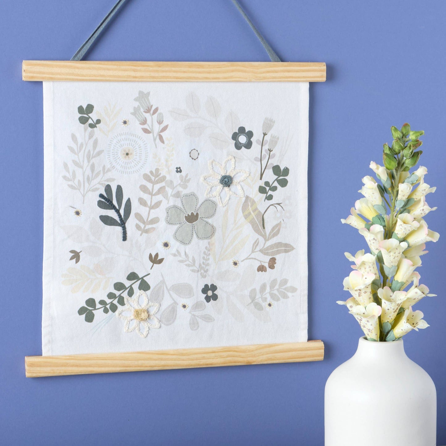 Beige Floral Wall Decor