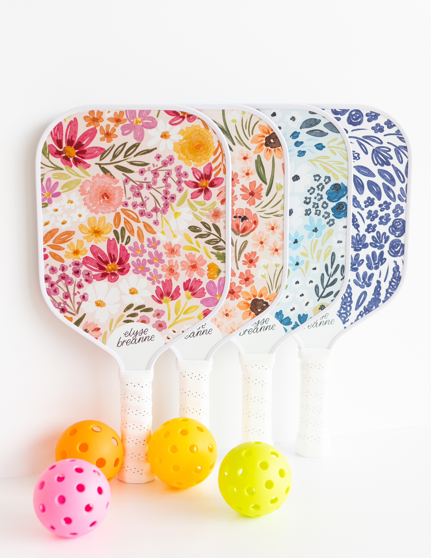 Sunny Poppies Pickleball Paddle