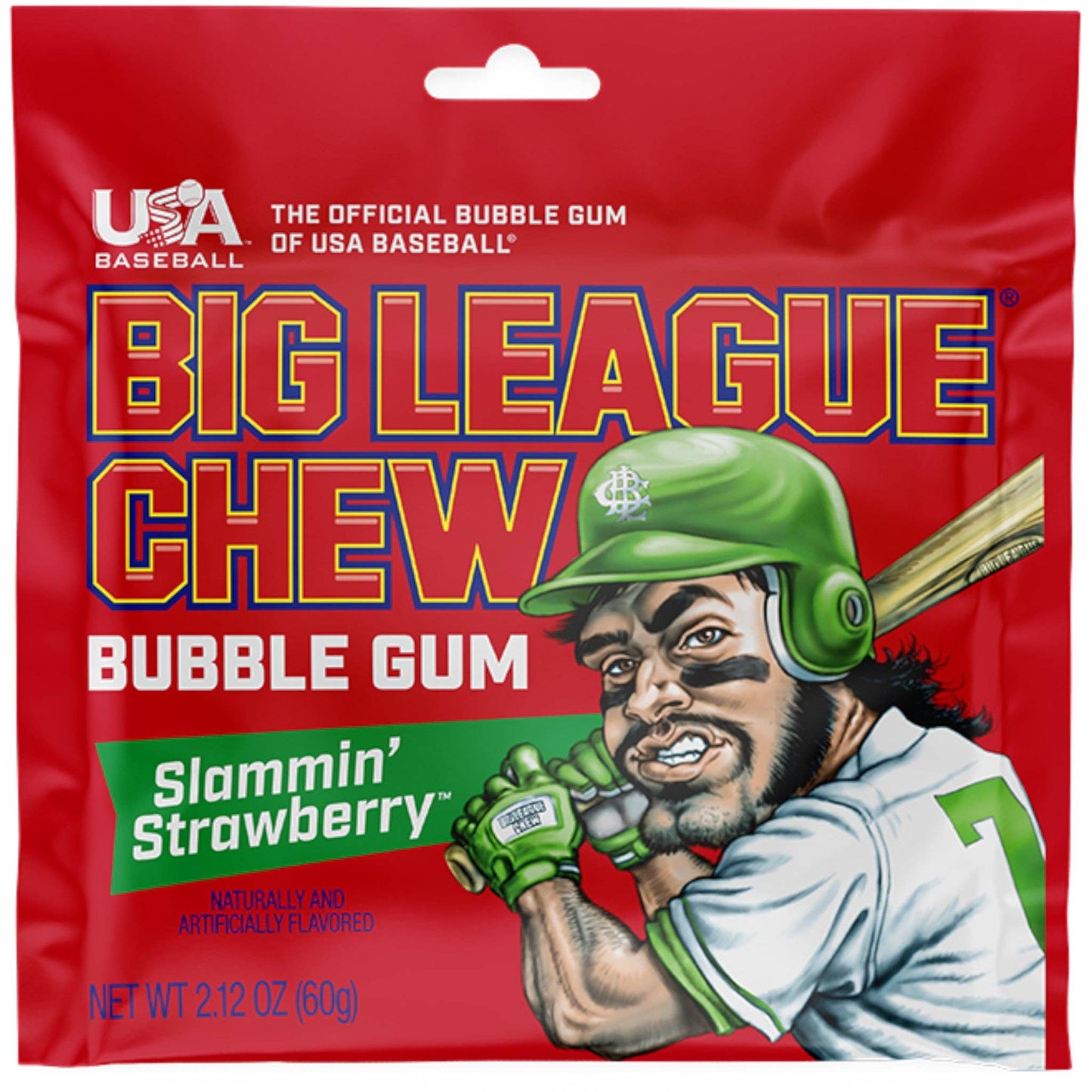 Big League Chew Slammin' Strawberry