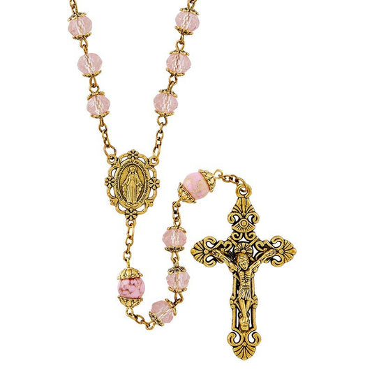 Picasso Rosary - Pink