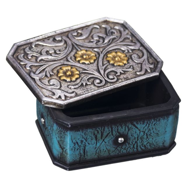 Western Turquoise Trinket Box