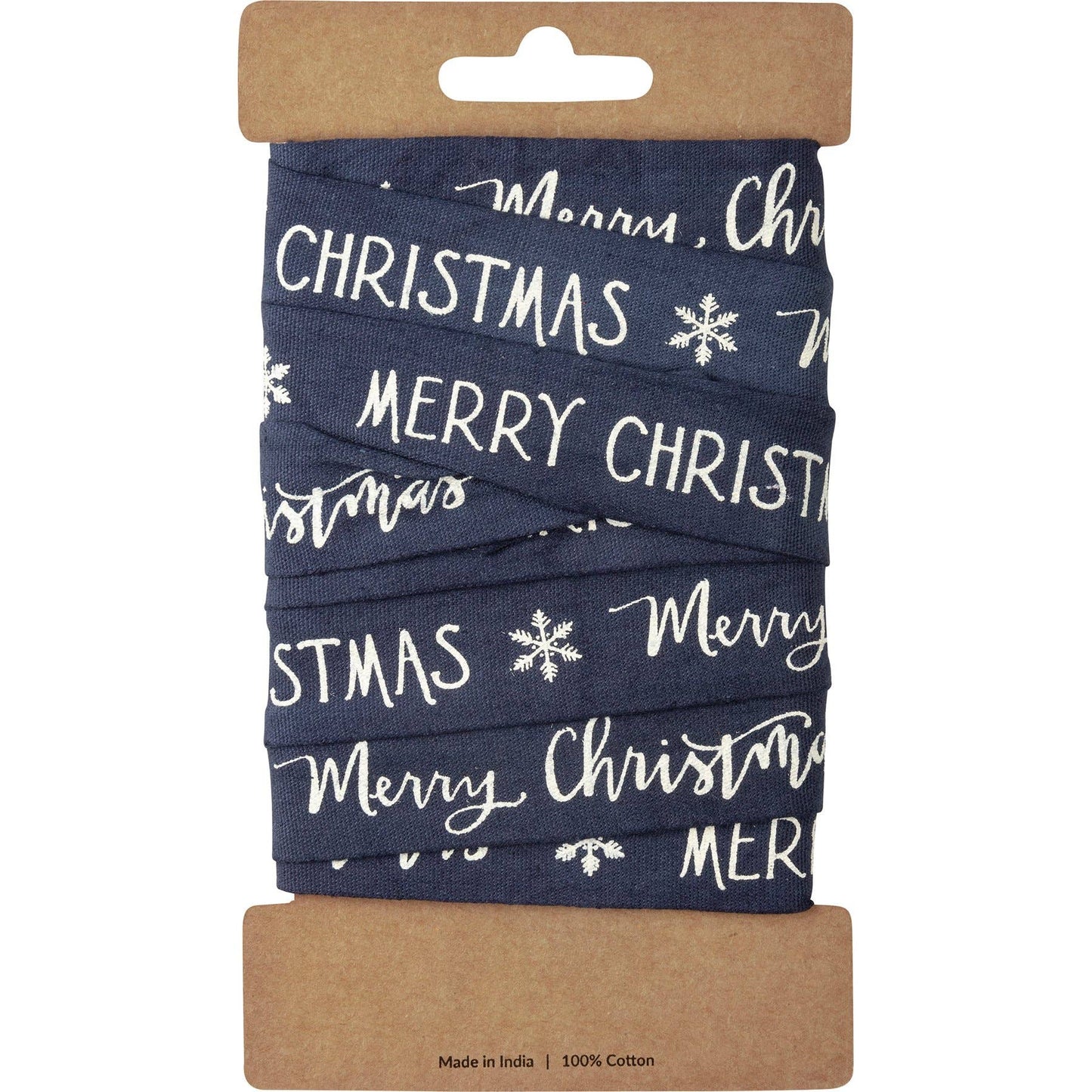 Merry Christmas Blue Ribbon