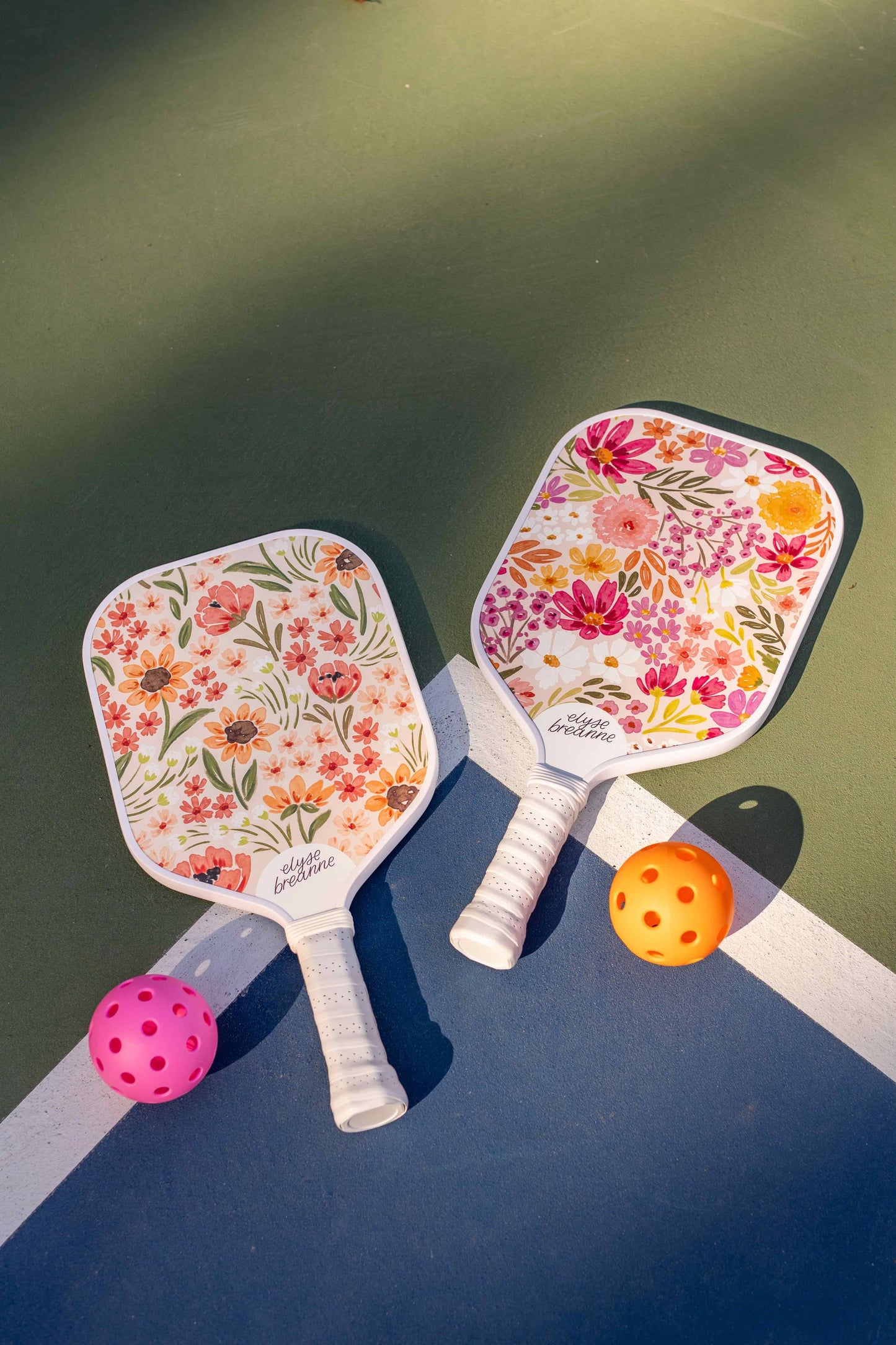 Sunny Poppies Pickleball Paddle
