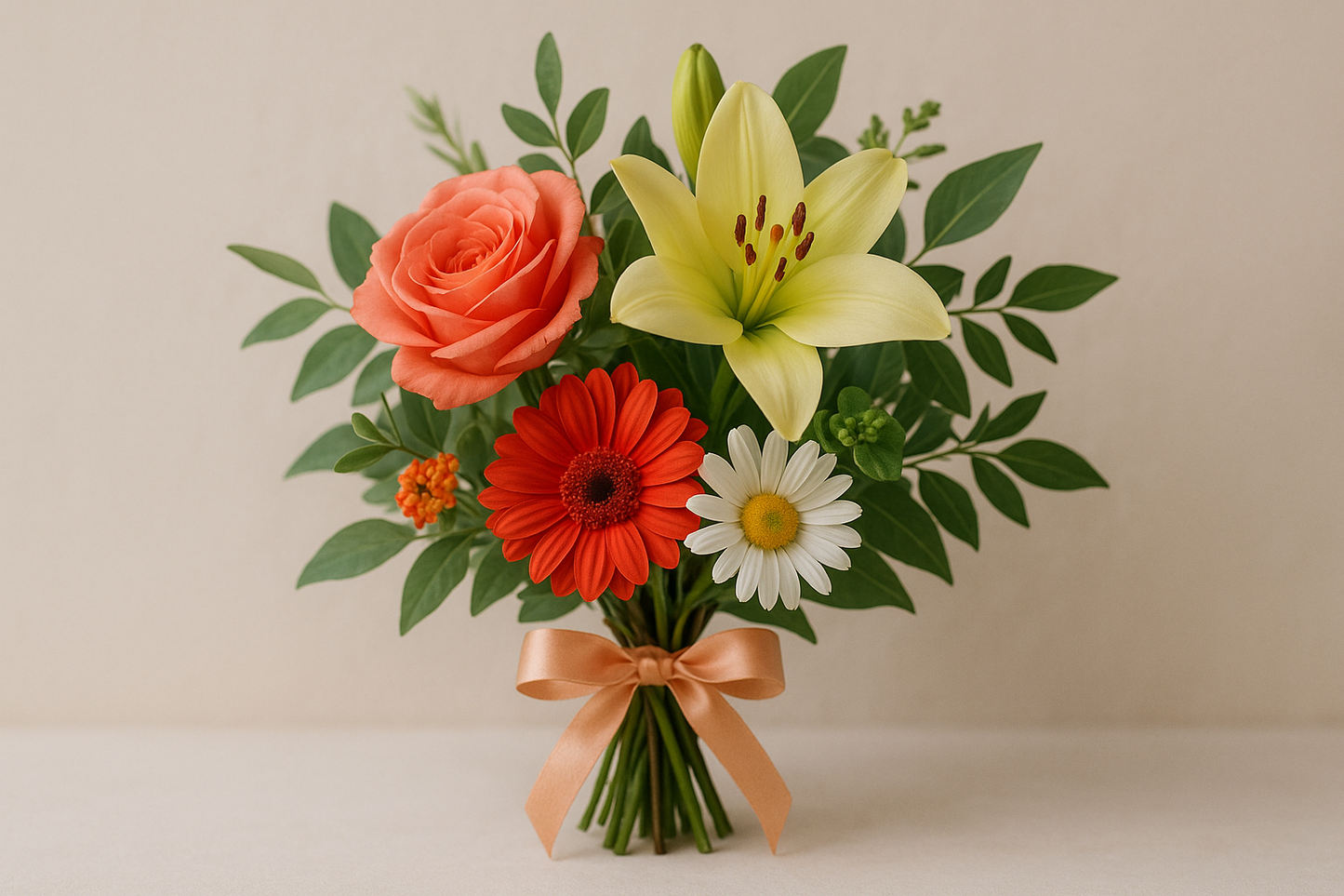 bouquet of flowers with 3-5 stems
