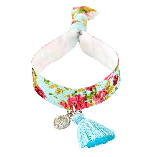 Miraculous Dangle Fabric Bracelet