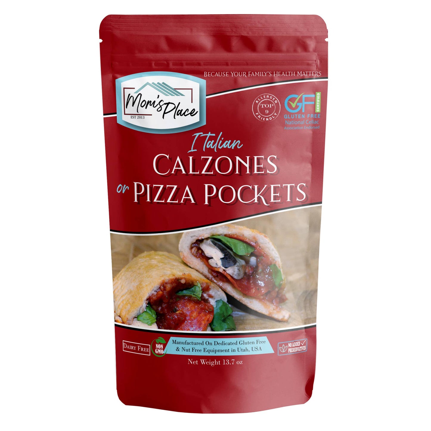 Gluten-Free Italian Calzones & Pizza Pockets Mix