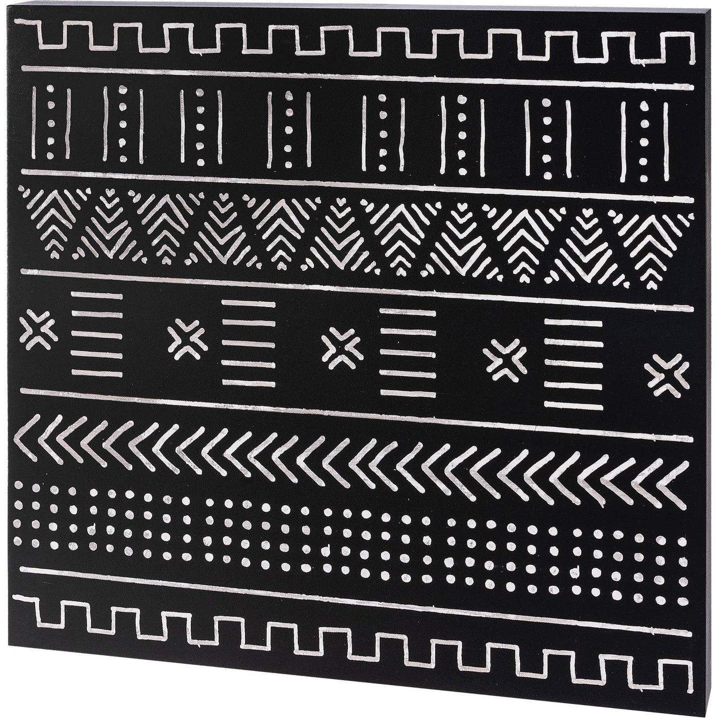Mudcloth Box Sign
