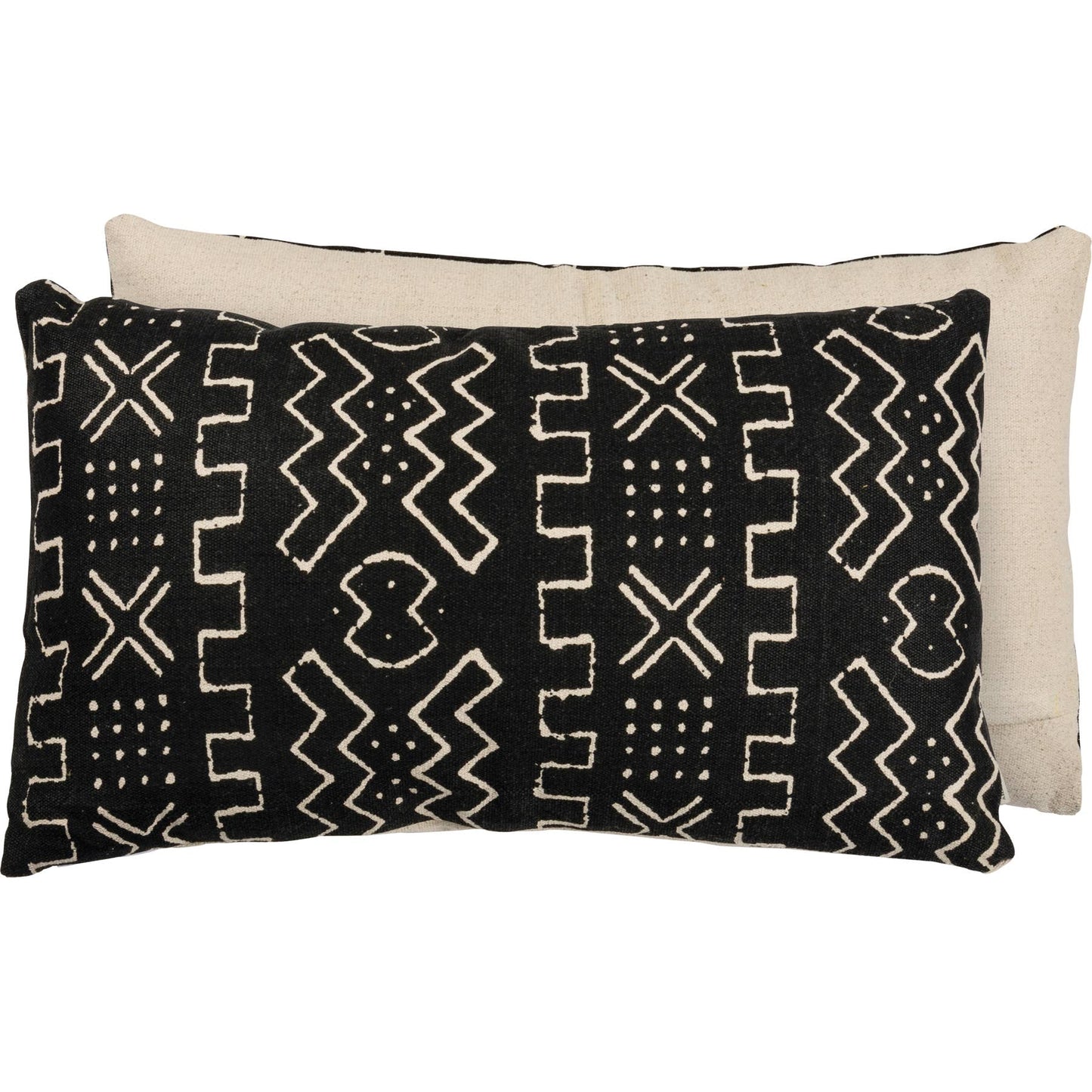 Black Geo Pillow
