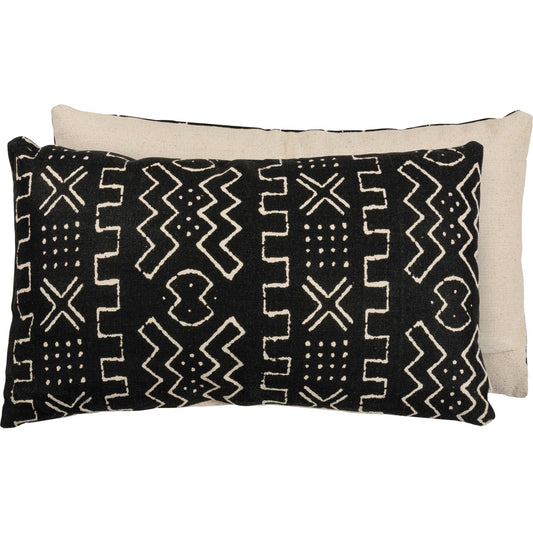 Black Geo Pillow