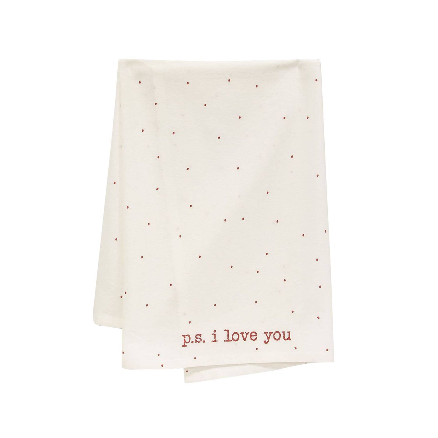 PS I Love You Dish Towel