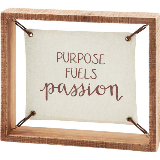 Purpose Fuels Passion Canvas Wall Art