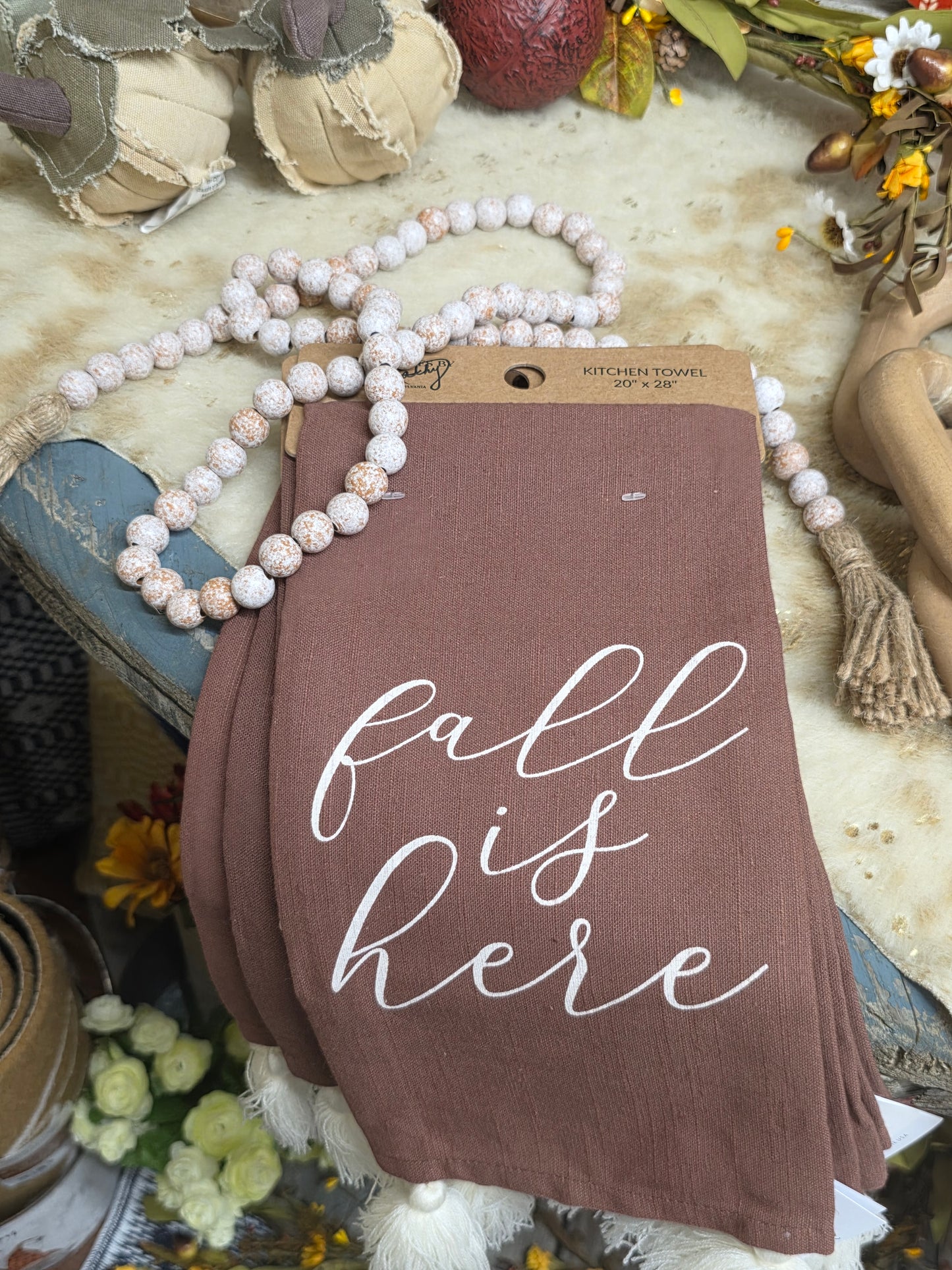 Beige Bead Garland