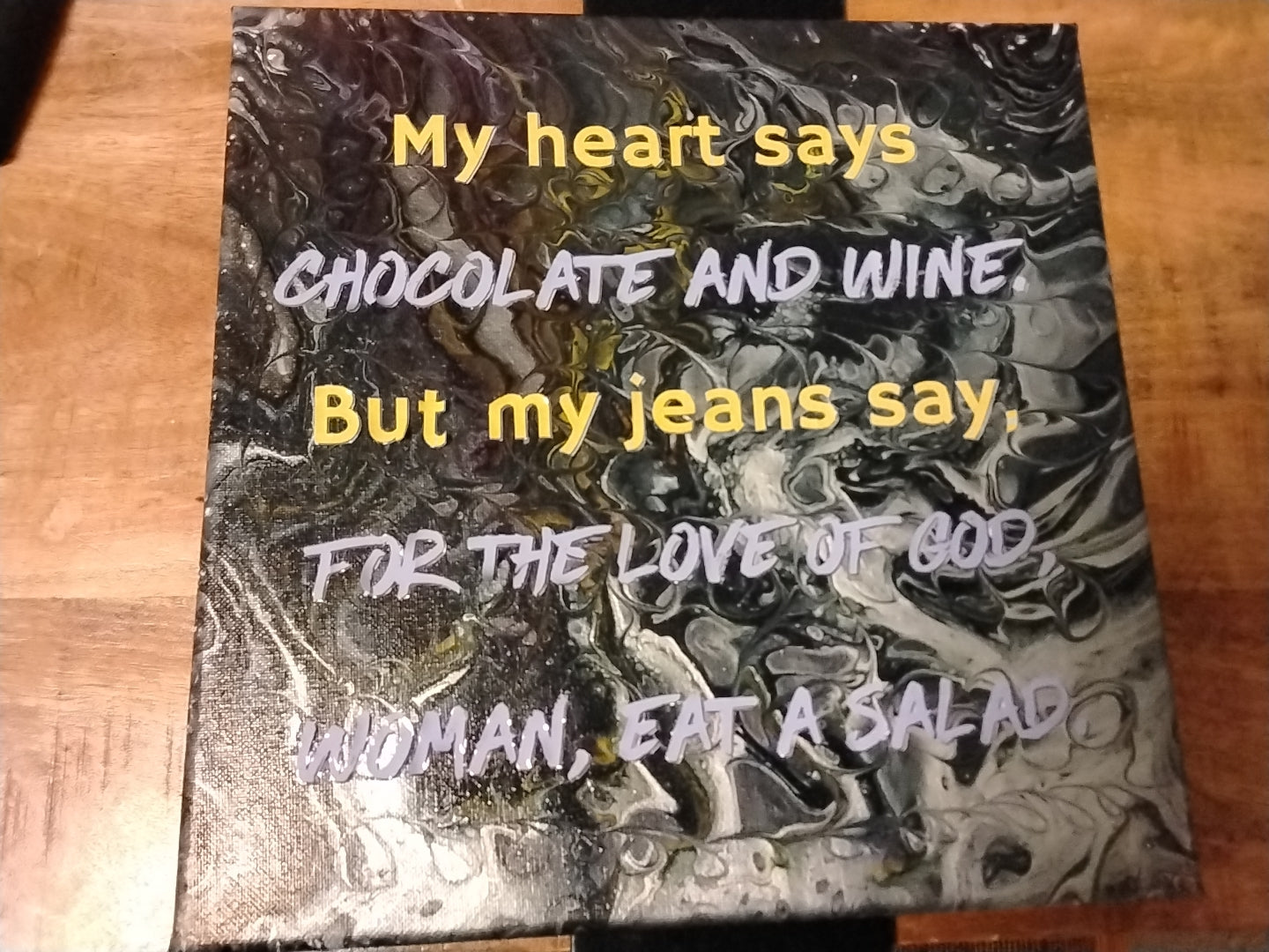 My Heart Says Chocolate Home Decor
