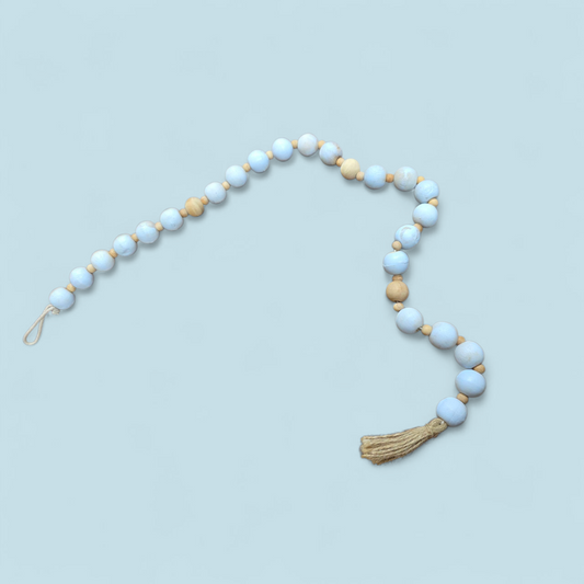 Blue Bead Garland