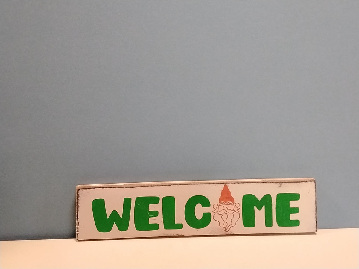 Christmas Welcome Sign