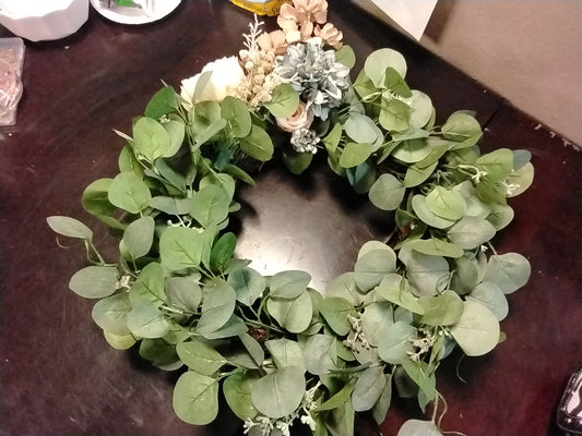 Large Floral Wreath