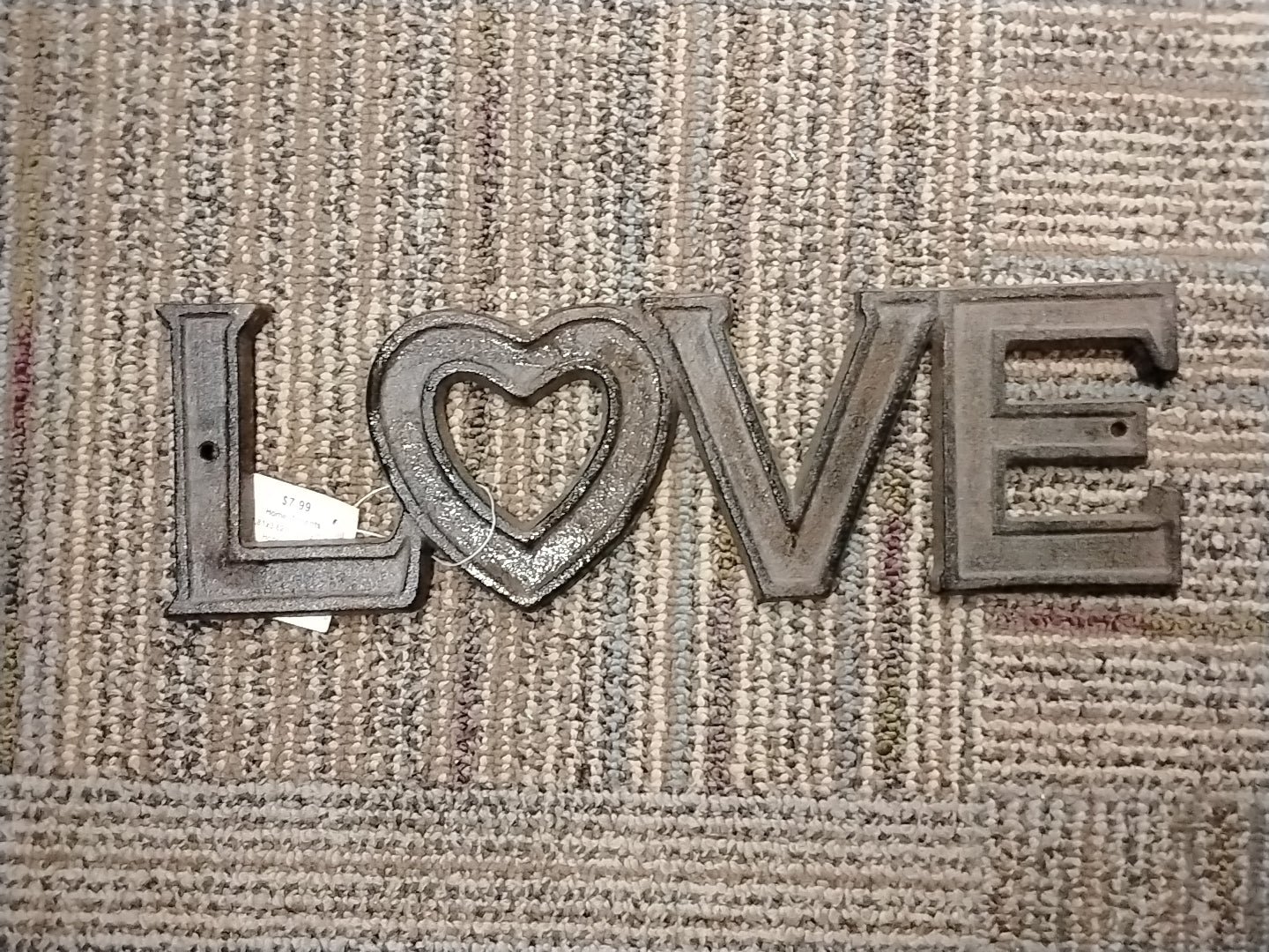 Metal Love Sign