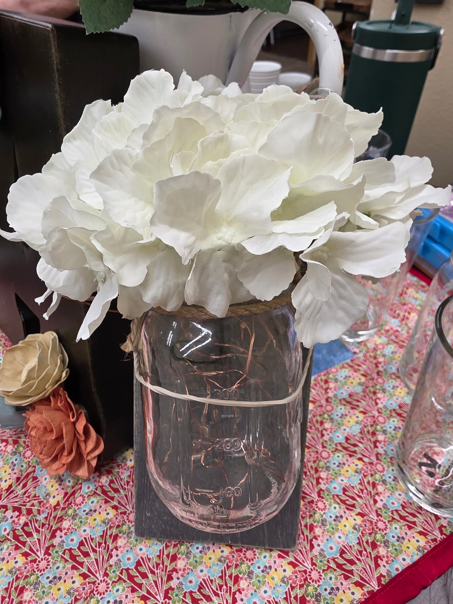 Floral Decor Jars