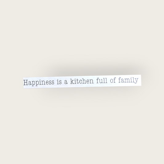 Kitchen of Family Box Sign