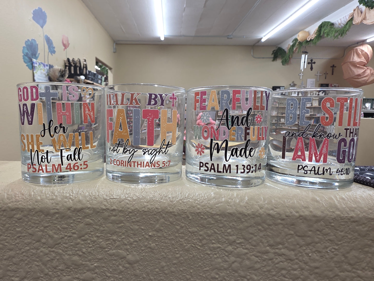 Faithful 8 oz Drinking Glass