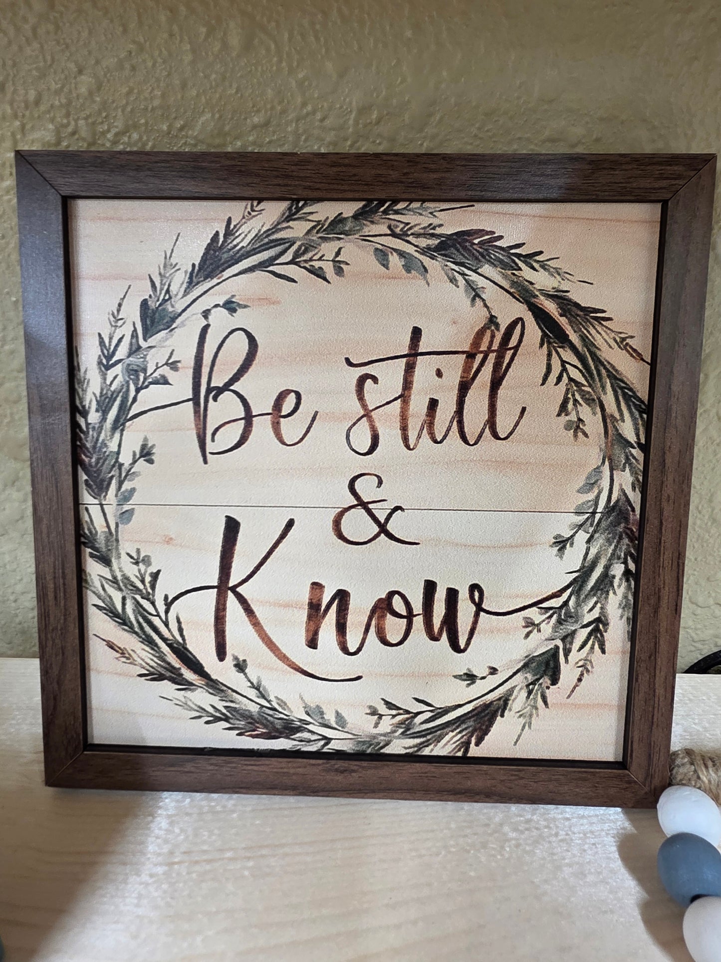Be Still & Know Wall Hanging