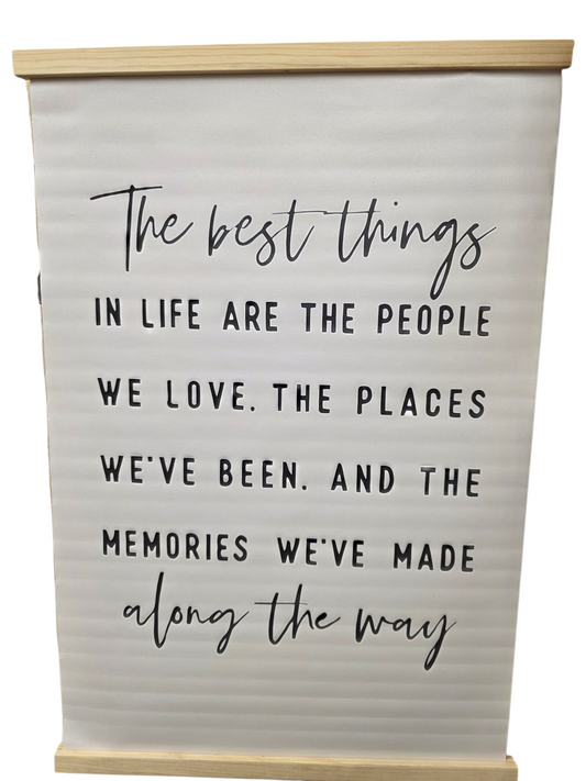 The Best Things in Life
