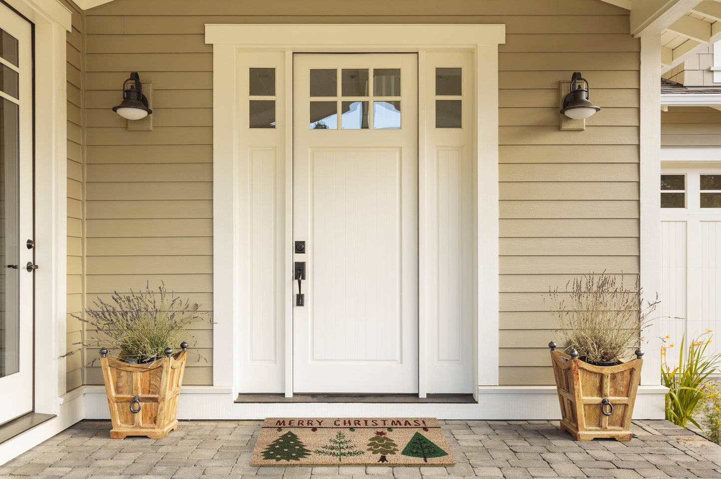 Merry Christmas Trees Doormat