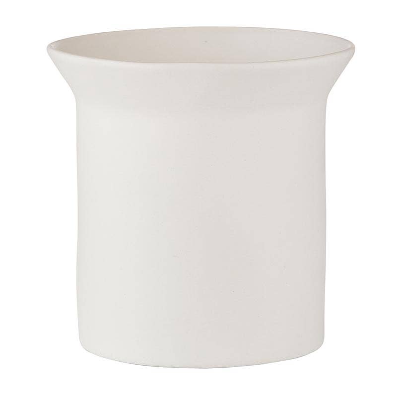 White Ceramic Pot Lg