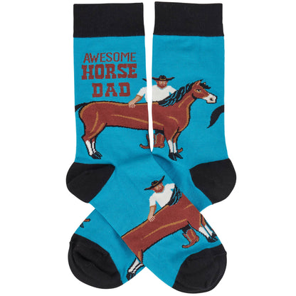 Awesome Horse Dad Socks