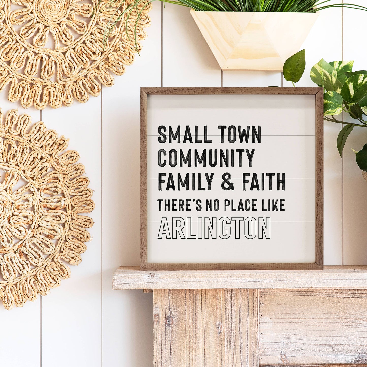 Personalized Town Small Town White